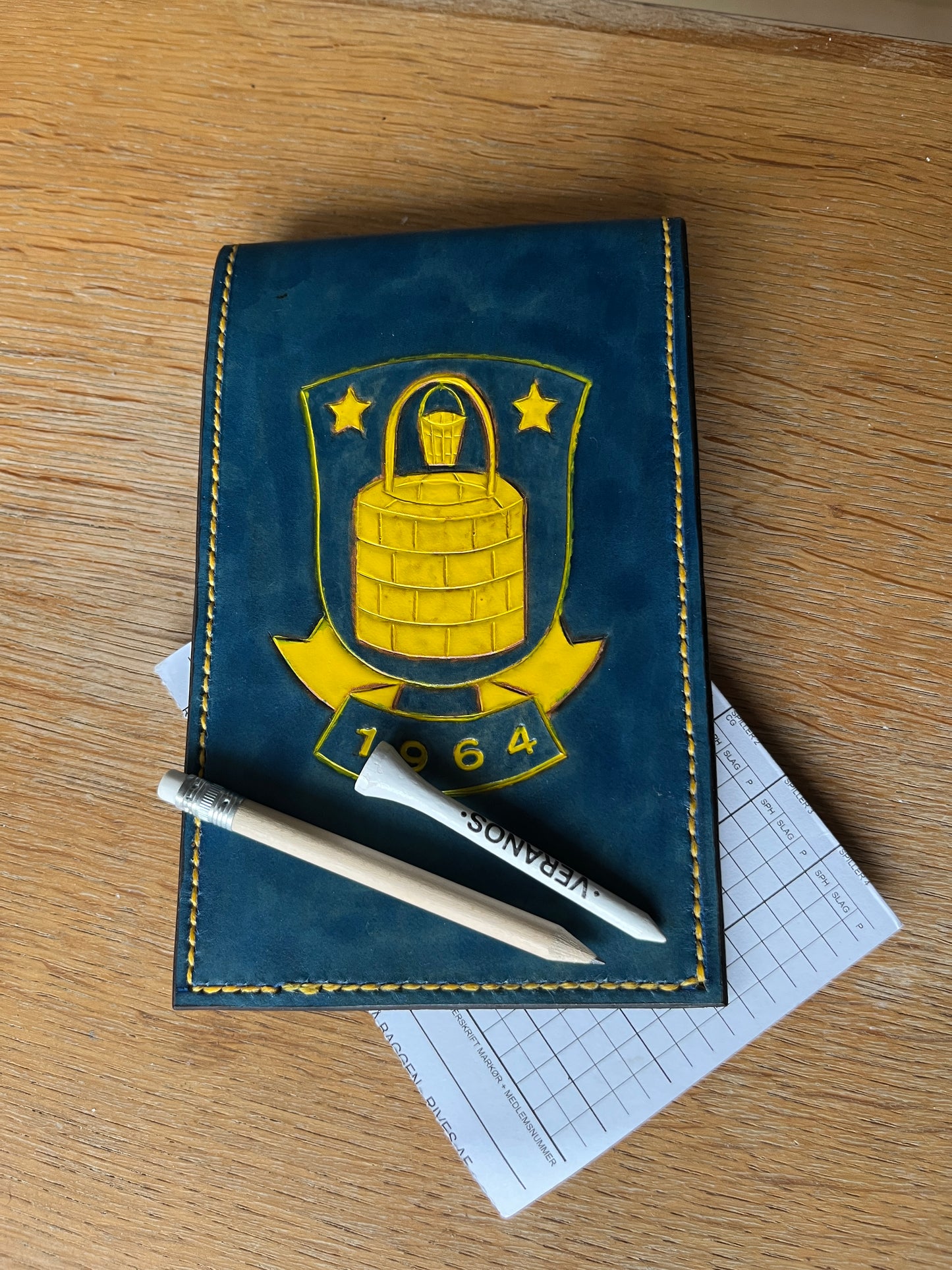 Golf scorekort cover / yardagebook